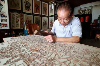 国家级非遗传承人冯炳棠去世,遗愿:希望佛山木版年画薪火相传